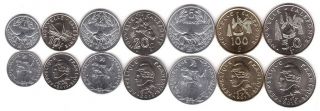 Caledonia _ Set 7 Coins 1 2 5 10 50 100 Francs 2013 Unc Lemberg - Zp