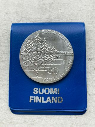 Finland Silver 50 Markkaa 1985 Kalevala UNC pacakage 3