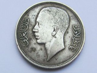 Iraq Silver 50 Fils 1938 - Good Filler/collectable Coin