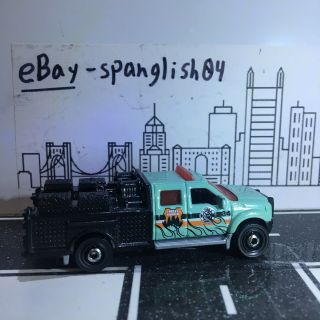 Loose Matchbox Ford F - 550 Duty Green And Grey - Forest Ranger - M115
