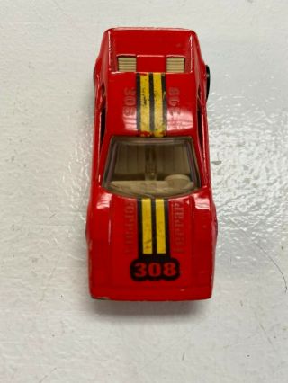 1977 Hot Wheels Mattel Ferrari 308 Diecast Car Red Vintage