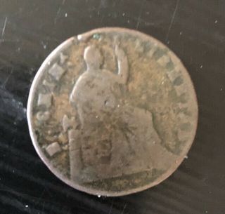 1861 Mexico Chihuahua 1/4 Real Un Quarto Seated Liberty Coin