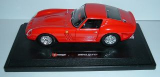 & Burago 26018 G Lgb 1:24 Scale Red Ferrari 250 Gto 1962 - Pristine
