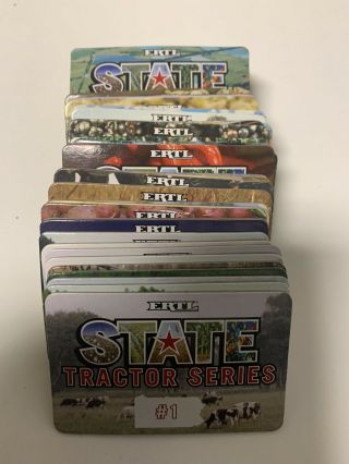 Ertl 1/64 Case International Farmall Steiger “state Tractor Series” Cards Set