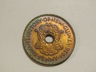 Guinea 1936 1 Penny Unc Coin