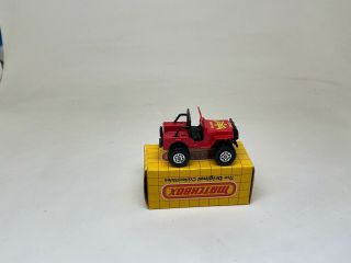 Matchbox - Mb 5 Jeep Eagle - - Yellow Box - - Look - - Never Played With