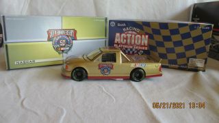 Nascar Diecast 1:24 50th Anniversary 1998 Ford Race Truck 1 Of 5,  508 Gold