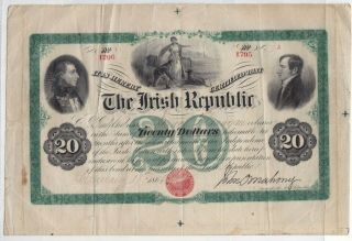 The Irish Republic 1866 $20