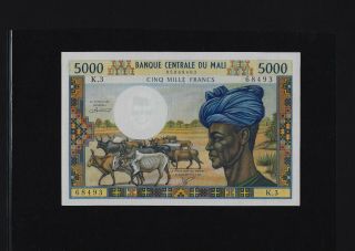 Mali 5000 Francs 1972 P - 14 Unc
