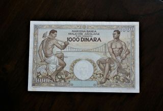 Yugoslavia - 1000 Dinara 1935 2
