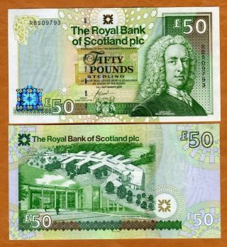 Scotland Royal Bank,  50 Pounds,  2005,  P - 366,  Unc Commemorative,  20,  000 Issued