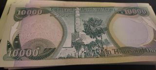 500,  000 | Iraqi Dinars | (50) 10,  000 Notes | Uncirculated Crisp Notes | Iqd