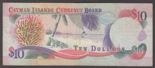 CAYMAN ISLANDS P.  18b - 7273 10 DOLLARS 1996 PFX X/1 FINE LOW 2