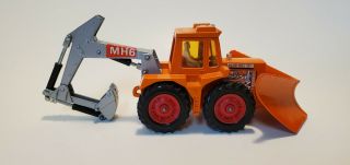 1972 Matchbox Superfast King Size Kings K - 5 Muir - Hill Tractor And Backhoe