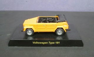 Wrecked Kyosho Orange 1973 Volkswagen Vw Thing 1:64 Die - Cast Type 181