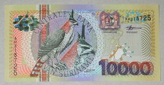 Suriname 10000 Gulden 2000 Unc