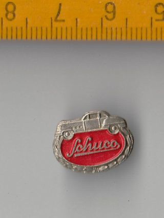 Vintage Schuco Model Car Brooch Pin Badge Logo 1960s