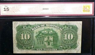 1935 BANK OF MONTREAL $10 2