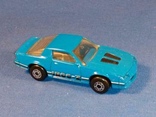 1985 Matchbox 5,  Chevrolet Camaro Iroc Z - 28,  Blue,