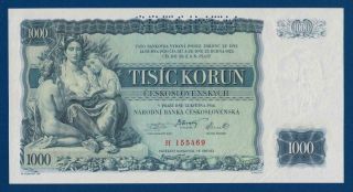 Czechoslovakia 1000 Korun 1934 P26s Unc - Specimen Narodna Banka Ceskoslovenska