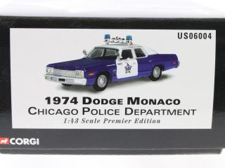Corgi Chicago Police Department Series - 1974 Dodge Monaco 1:43 Us06004