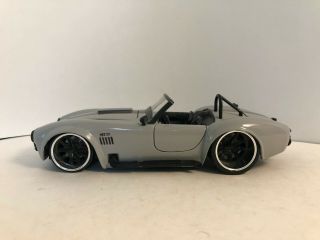 Jada Big Time Muscle 1965 Shelby Cobra 427 S/c 1:24 Scale Gray No.  99083