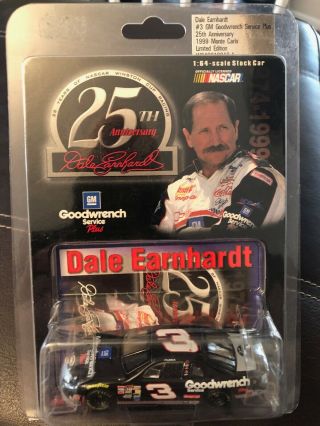 Action 1:64 Scale Die - Cast 3 Dale Earnhardt Goodwrench 1999 Chevy Monte Carlo