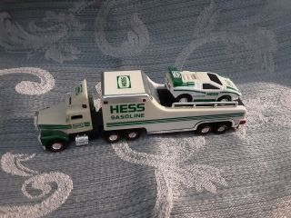 Hess Gasoline Hauler Transport Truck With 1 Car