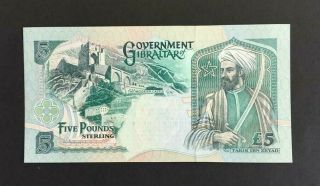 Gibraltar Banknote - 5 Pounds - 1995 - P25 - UNCIRCULATED 2