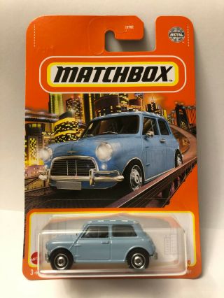 Matchbox Blue 1964 Austin Mini Cooper 70/100