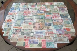 120 Old World Notes Collectibles (huge Variety) See Images