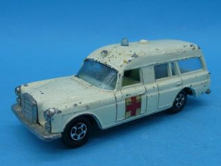 Matchbox Mercedes Benz Ambulance Diecast Toy Car