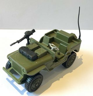 Dinky Commando Jeep 612 Diecast Us Army Plastic Car