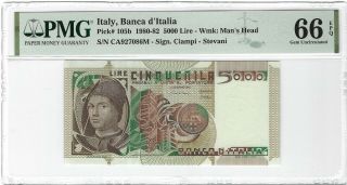 Italy 5000 Lire 1982,  P - 105b Banca D 