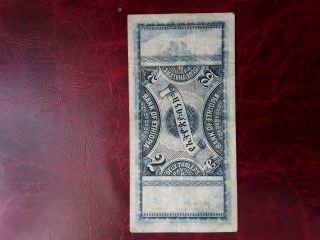 Ethiopia 1933 2 Thalers note,  VF 2