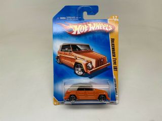 Hot Wheels - Volkswagen Type 181 - Orange - 2009 Models - 17/42 - On Card