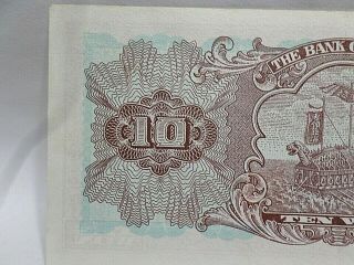 Bank of Korea Old Paper Money Currency,  10 Won, 2