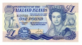 Falkland Islands - 1 Pound 1984 (unc) P 13a