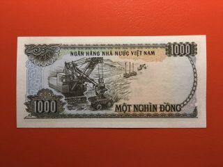 Vietnam 1000 Dong 1987 Pick 102a UNC 2