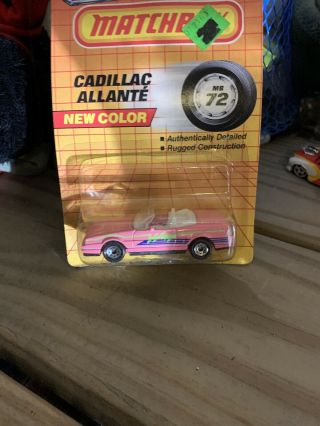 1992 Matchbox Cadillac Allante Die Cast 1:64