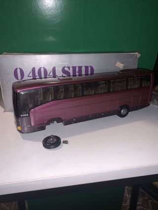 Wow Extremely Rare Mercedes O404 15 Shd Bus Purple 1:43 Nzg - Minichamps - Travego