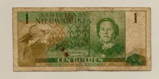 Nederlands Nieuw - Guinea Een Gulden 1954