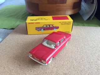 Dinky Deagostini Toys 552; Chevrolet Corvair; Red,  Cream Seats; Boxed
