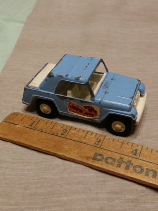 1970 Diecast Tootsietoy Toy " Jeepster " Jumpin Jeeper Willys