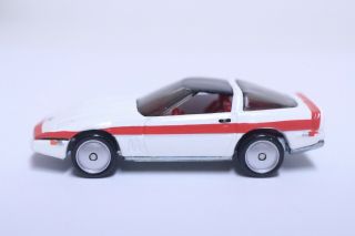 Hot Wheels 1980 Corvette W/ Real Riders White & Red