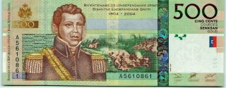 Haiti,  500 Gourdes 2004 Unc P - 277a Banknote
