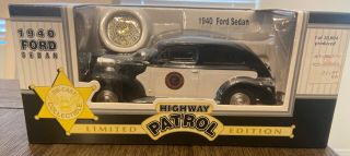 Liberty Classics 1940 Ford Sedan California Highway Patrol Chp Police Diecast Le