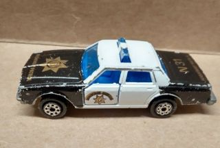Majorette Chevrolet Impala Highway Patrol Black And White Diecast Car C117