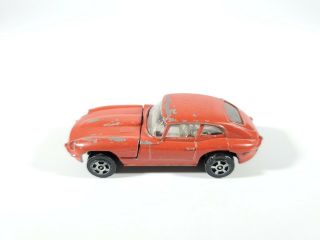 Corgi Juniors Growlers Vintage E - Type Jaguar 2,  2 Red Lifting Hood 1/64 Diecast