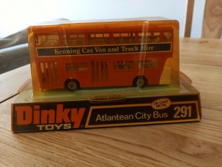 Dinky No.  291 - Atlantean City Bus - “kenning” No.  17 Chesterfield - Boxed